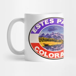 Estes Park Colorado Vintage Style Rocky Mountain National Park Rockies Mug